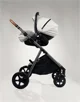 Carucior multifunctional reglabil pe inaltime Joie Aeria Signature Oyster foto