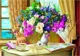 Puzzle Trefl Flowers in the morning, 1000 piese foto