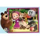 Puzzle Trefl Masha and Bear / Animaccord Masha and the Bear, 24 MAXI piese foto
