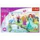 Puzzle Trefl Meet the princesses, 60 piese foto