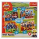 Puzzle Trefl 4in1 / Helpful fireman Sam / Prism A&D fireman Sam, 12/15/20/24 piese foto