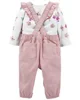Carter's Set 2 piese Bluza si salopeta roz foto