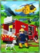 Puzzle Trefl 2 in 1 + memos, Firefighters in action / Prism A&D Fireman Sam, 30 / 48piese foto