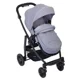 Коляска Graco Evo 3 in 1 Steeple Gray, серый цвет