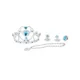 Set bijuterii Eddy Toys 5 piese, Albastru foto