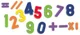 Set Quercetti 48 cifre magnetice