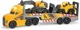 Camion trailer Dickie cu excavator si incarcator, 70 cm