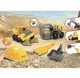 Set de joaca Dickie Volvo, Echipament special in constructie cu 2 masini