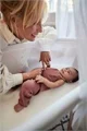 Patut pliabil co-sleeper din mesh Babybjorn Alb foto