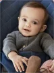 Balansoar BabyBjorn Bliss Midnight Blue, Bumbac