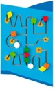 Jucarie din lemn Viga Toys Wall Toy Airplane