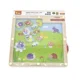 Set de joc din lemn Viga Toys Magnetic Match & Trace - Farm foto