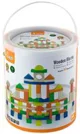 Set de constructie din lemn educativ Viga Toys, 100 piese foto