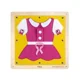 Jucarie din lemn pe perete Viga Toys Dressing and Zippering foto