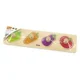 Puzzle cu maner din lemn Viga Toys Legume foto