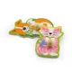 Puzzle cu maner din lemn Viga Toys Ferma cu sunet