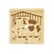 Puzzle cu piese mari din lemn Viga Toys Vaca, 9 elemente foto