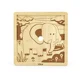 Puzzle cu piese mari din lemn Viga Toys Elefant, 9 elemente foto