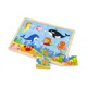 Puzzle in cadru de lemn Viga Toys Ocean, 16 elemente foto