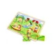 Puzzle in cadru de lemn Viga Toys Parcul de Distractii, 16 elemente foto