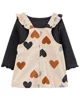 Carter's Set 3 piese Sarafan, bluza si ciorapei Inimioare foto