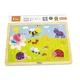 Puzzle in cadru de lemn Viga Toys Park, 24 elemente