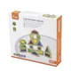Set de blocuri mari colorate din lemn Viga Toys, 16 buc foto