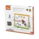 Tabla alba si magnetica din lemn Viga Toys, cu suport pliabil incorporat foto