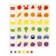 Joc de sortare cu puzzle din lemn Viga Toys Invata culorile foto