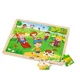 Puzzle in cadru de lemn Viga Toys Primavara, 24 piese foto