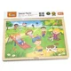 Puzzle in cadru de lemn Viga Toys Primavara, 24 piese foto