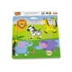 Puzzle din lemn Viga Toys Descopera Animalele salbatice, 9 piese foto