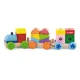 Trenulet constructor din lemn Viga Toys foto