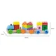 Trenulet constructor din lemn Viga Toys foto
