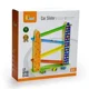 Set de joc din lemn Viga Toys, Pista cu masini colorate