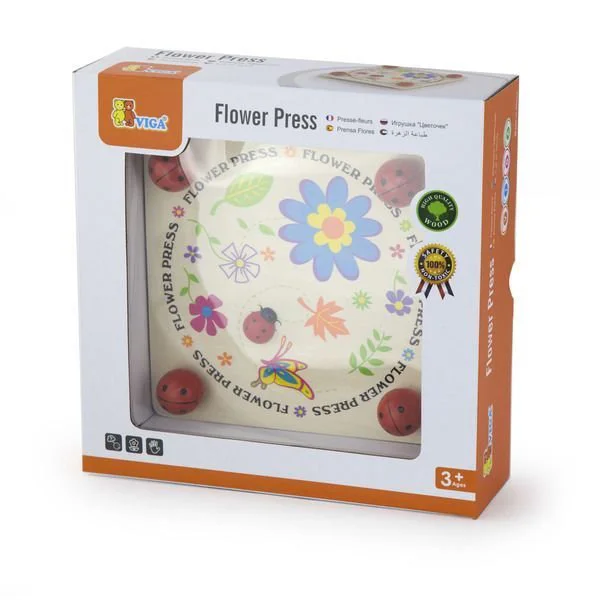 Set de presa pentru flori Viga Toys Flower Press