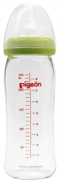 Biberon din sticla Pigeon SoftTouch Peristaltic Plus (3+ luni), 240 ml