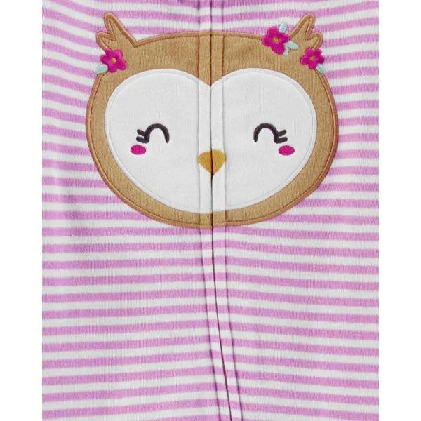 Carter's Pijama cu fermoar reversibil Bufnita foto