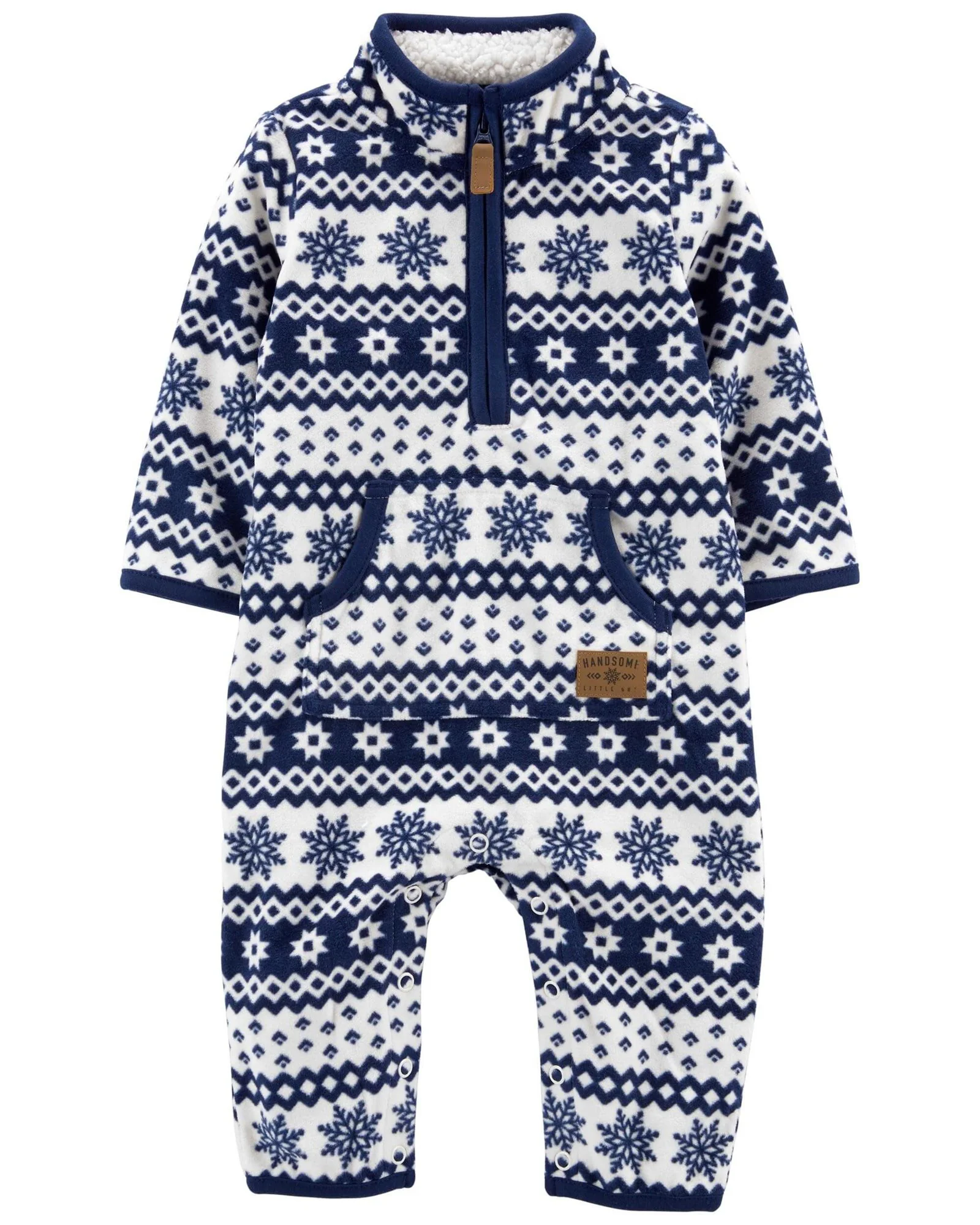 Carter's Salopeta fleece cu model grafic