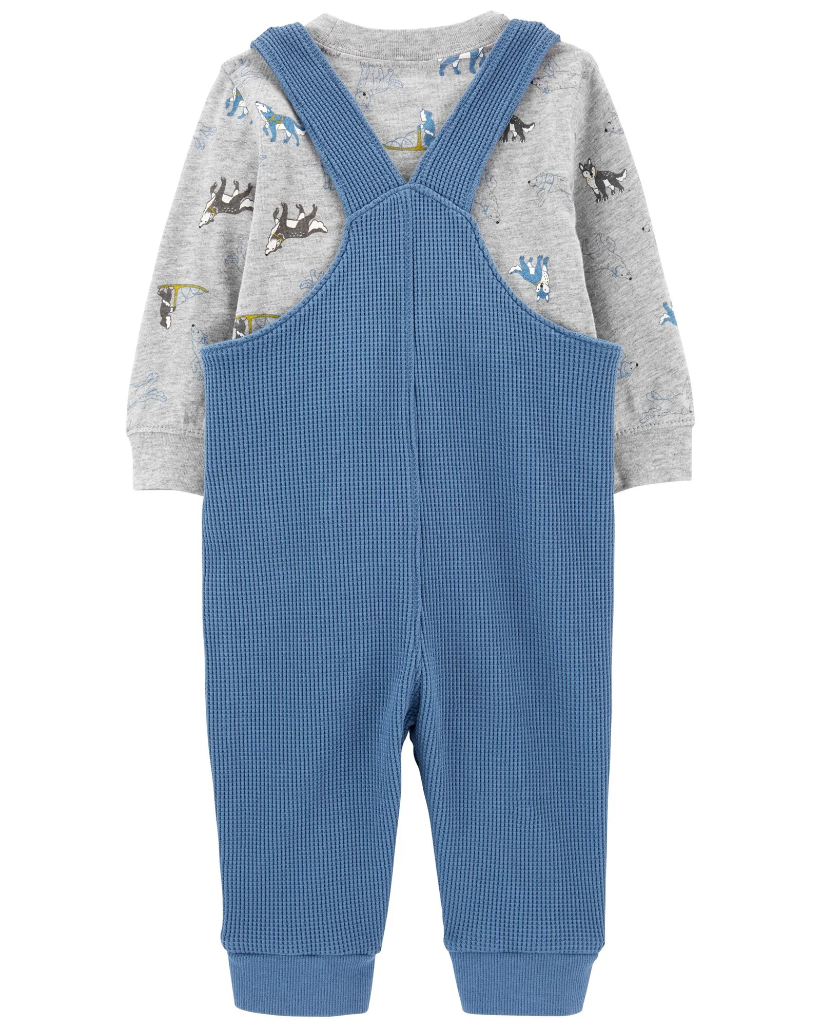 Carter's Set 2 piese Bluza si salopeta Lup foto