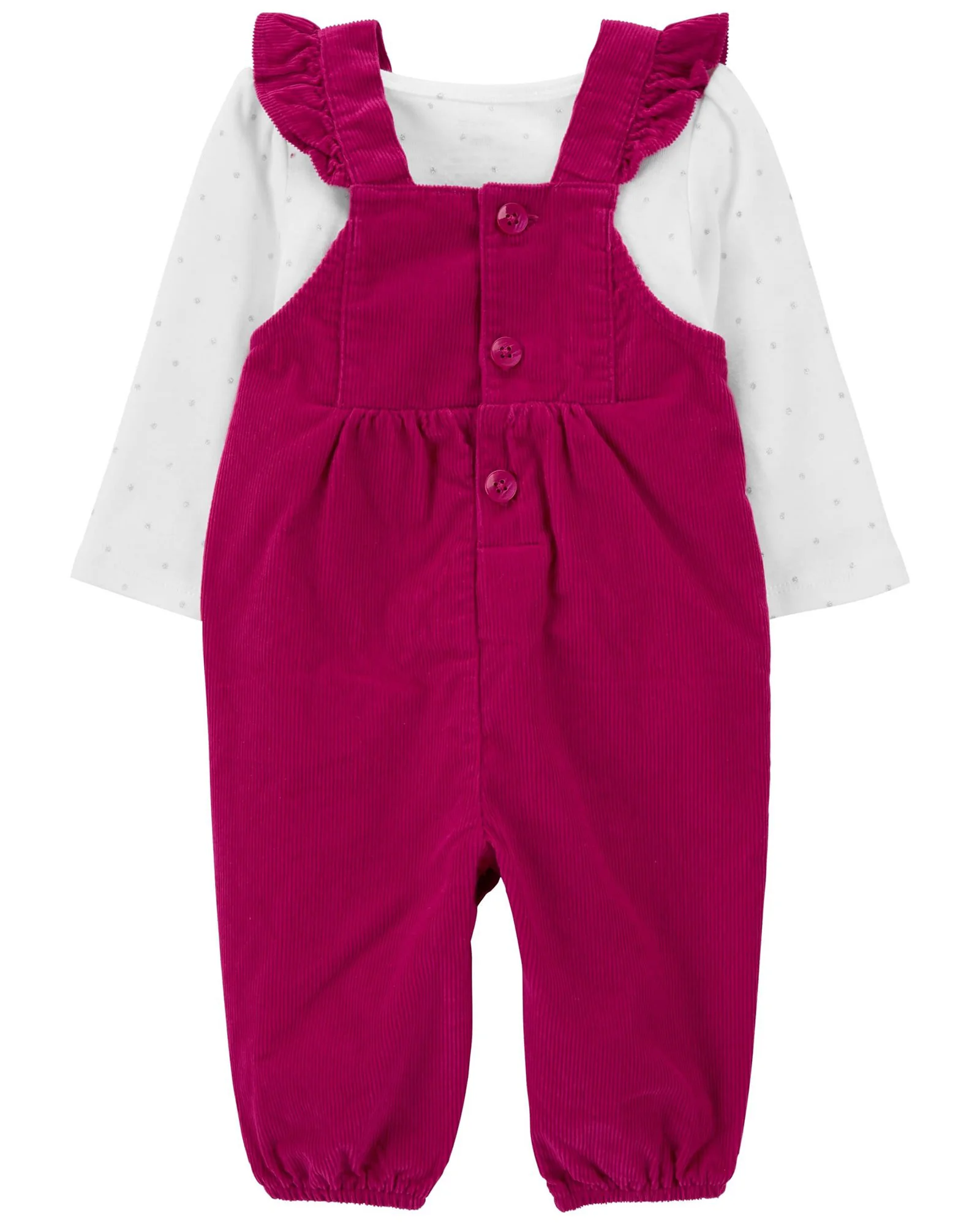 Carter's Set 2 piese Bluza si salopeta roz foto