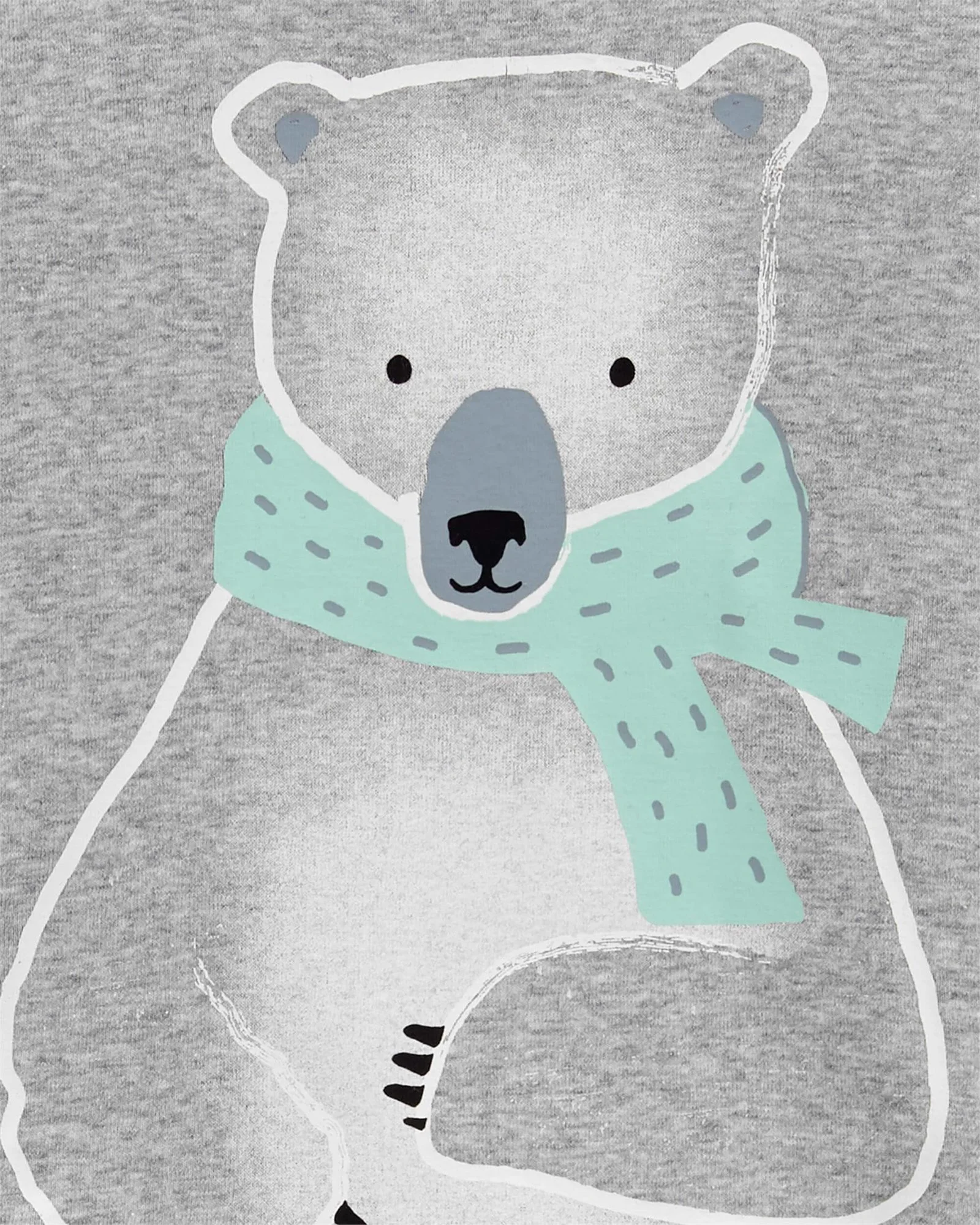 Carter's Set 2 piese Pijama bumbac si fleece Urs Polar foto