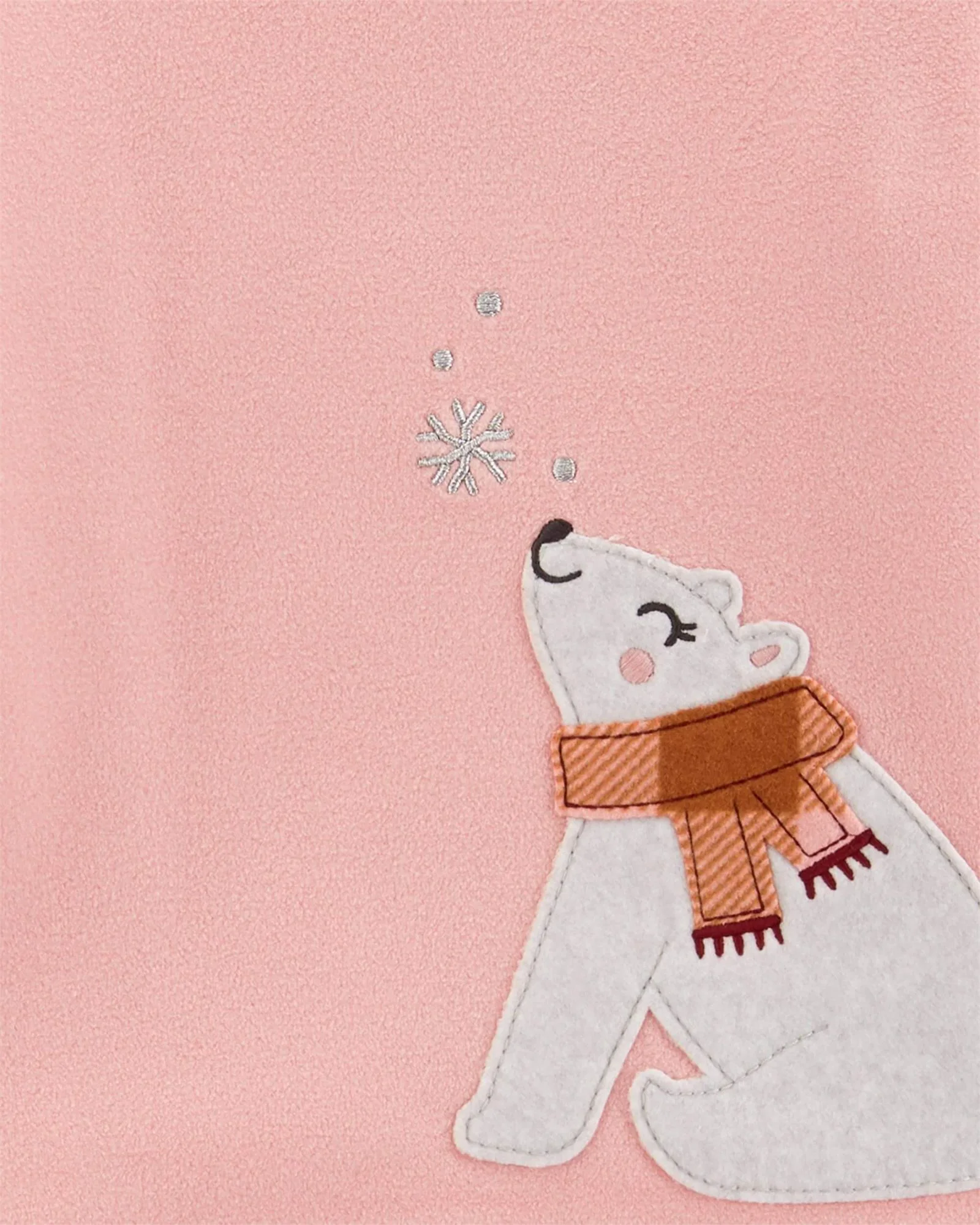 Carter's Set 2 piese Pijama fleece Urs Polar foto