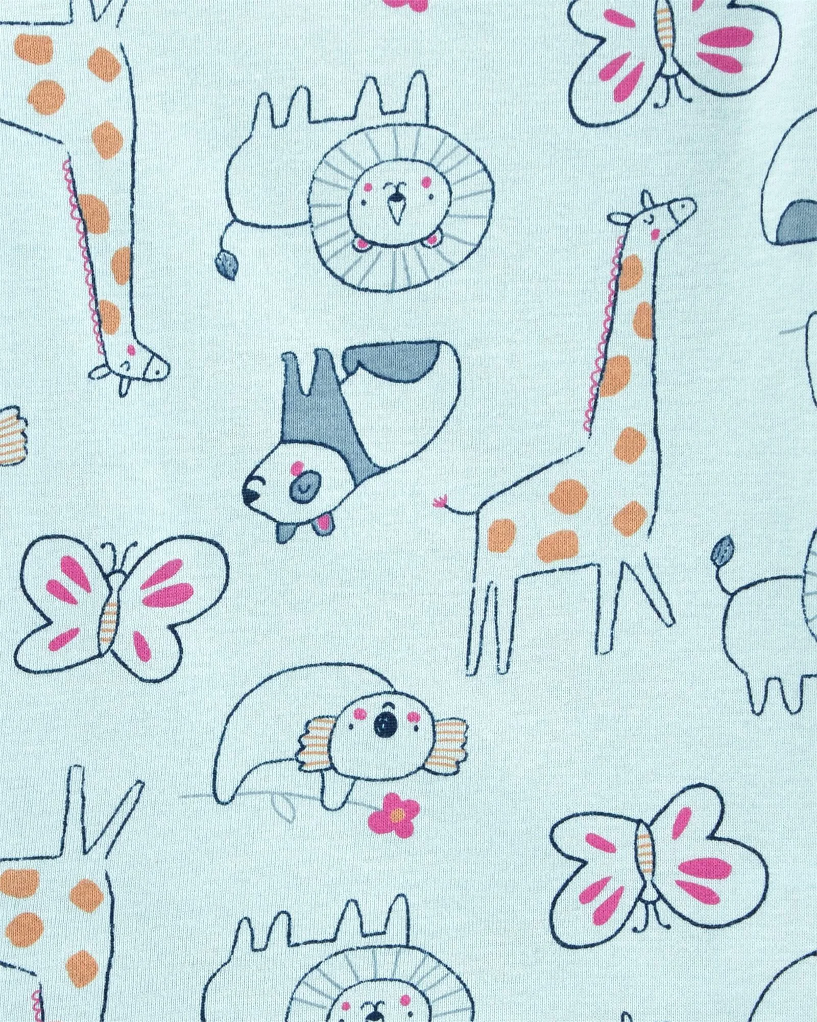 Carter's Set 2 pijamale Girafa foto