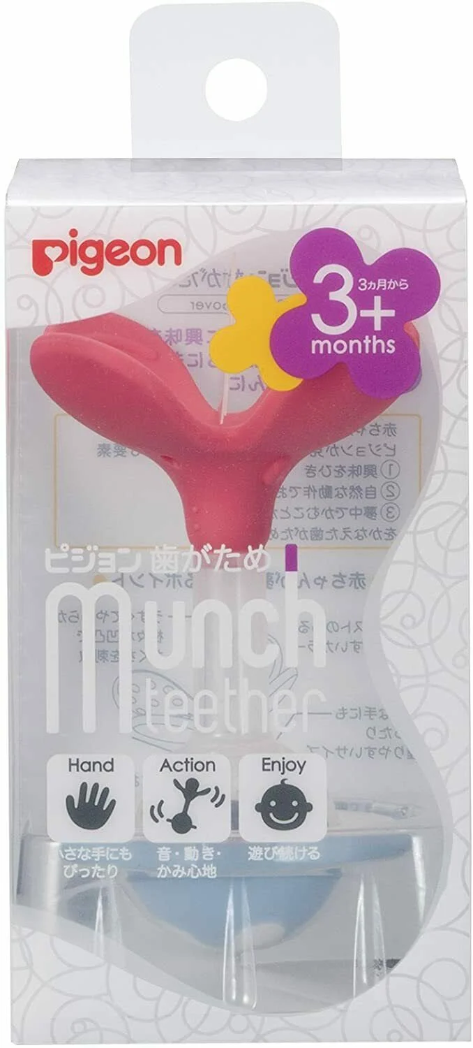 Zornaitoare-masajor gingival Pigeon Munch Teether (3+ luni)