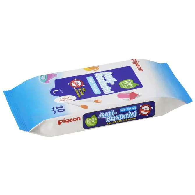 Servetele umede Pigeon antibacteriene, 20 buc. foto