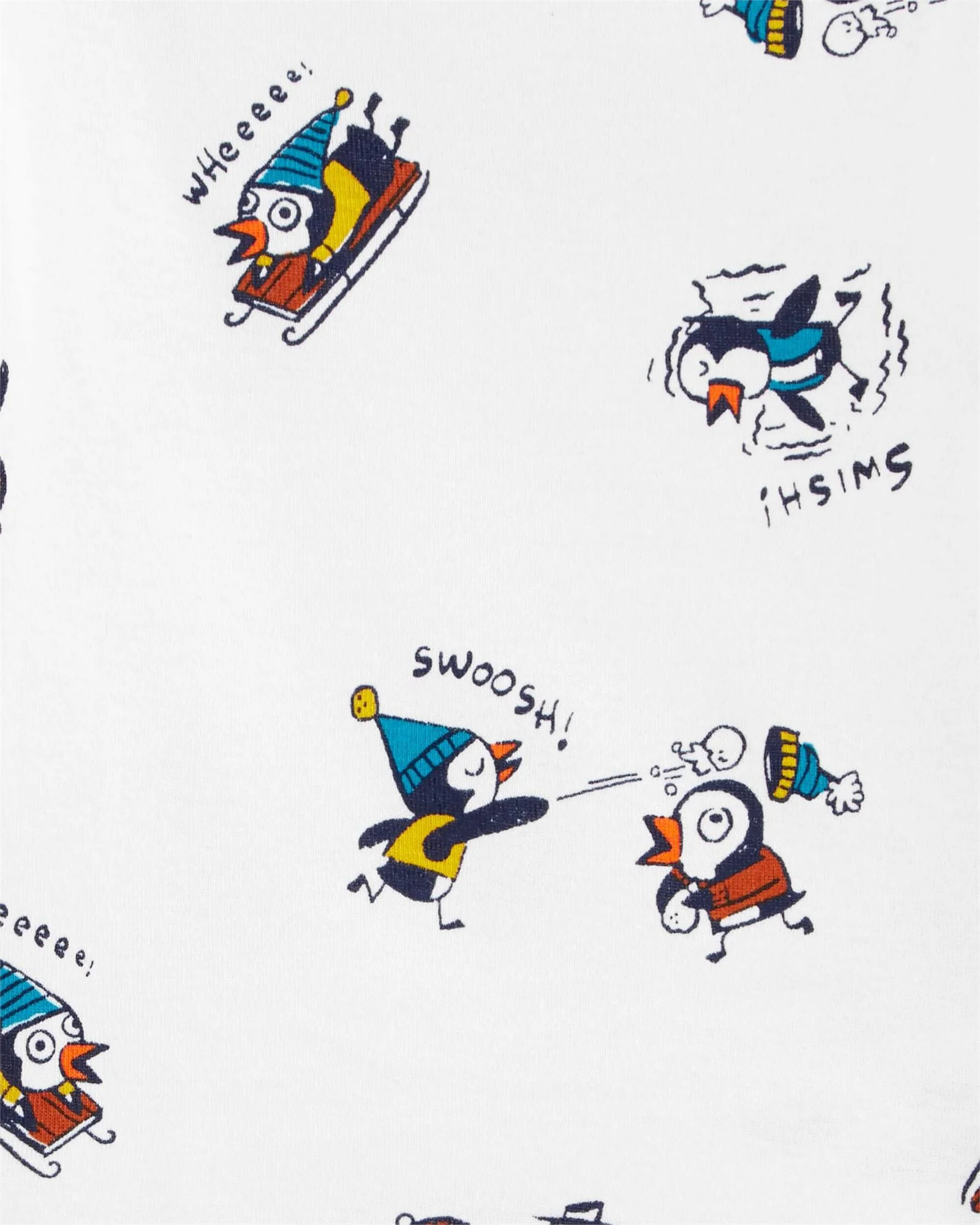 Carter's Set 2 pijamale Pinguin foto