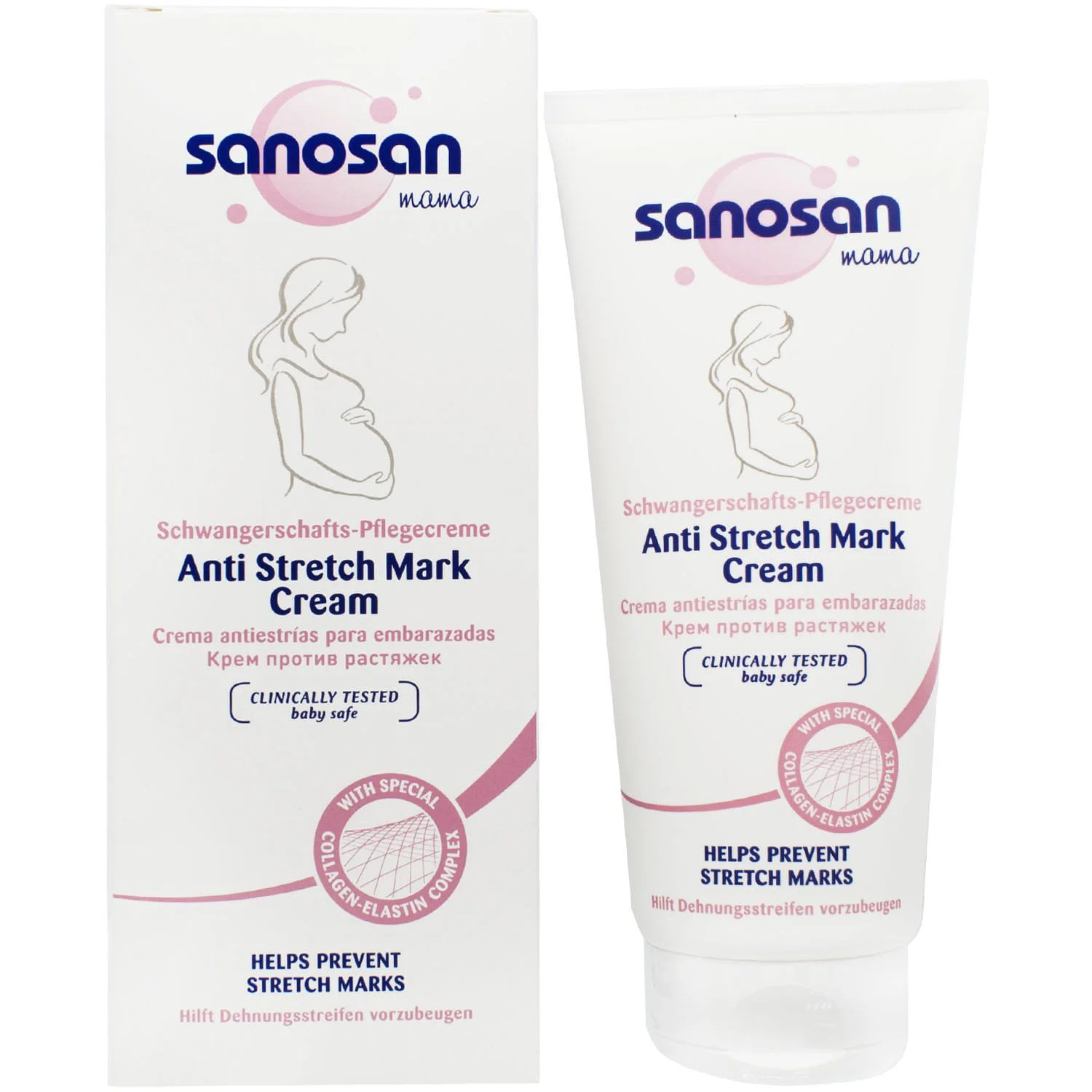 Crema antivergeturi Sanosan Mama, 200 ml