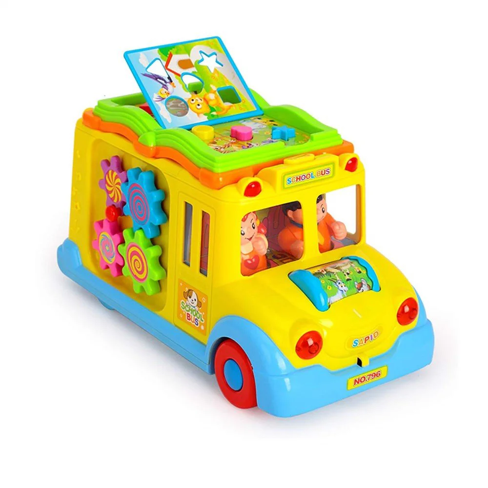 Музыкальная развивающая игрушка Hola Toys Школьный автобус