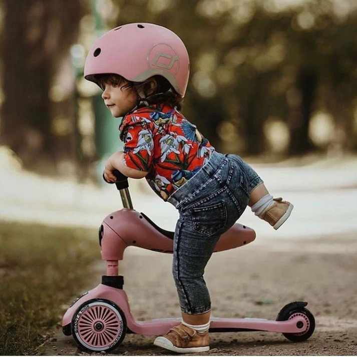 Самокат трансформер 2 в 1 Scoot & Ride HighwayKick 1 Peach foto